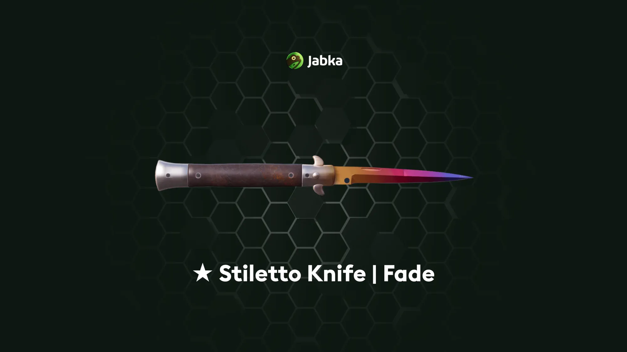 Stiletto Knife | Fade