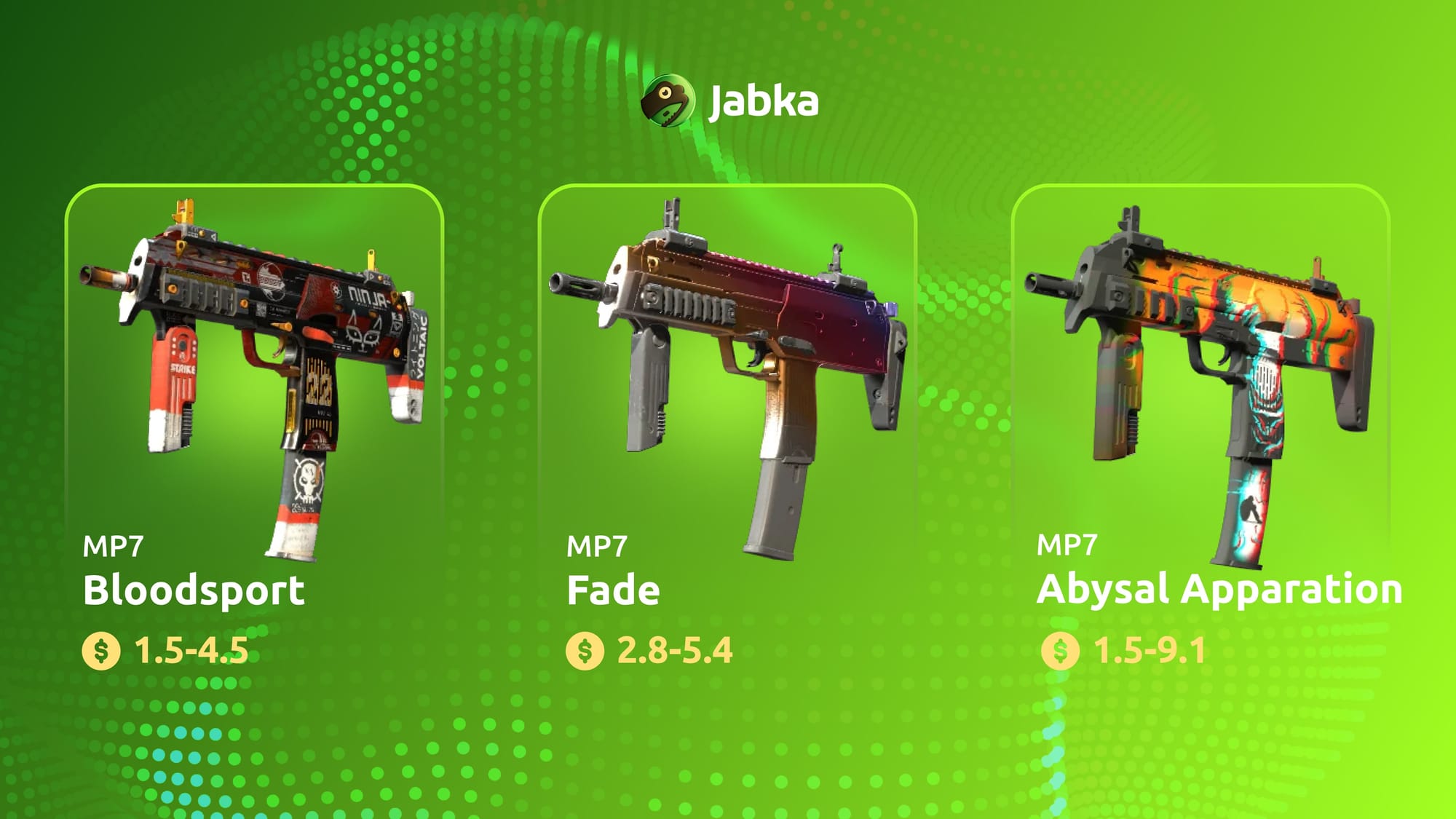 популярные скины на МП7