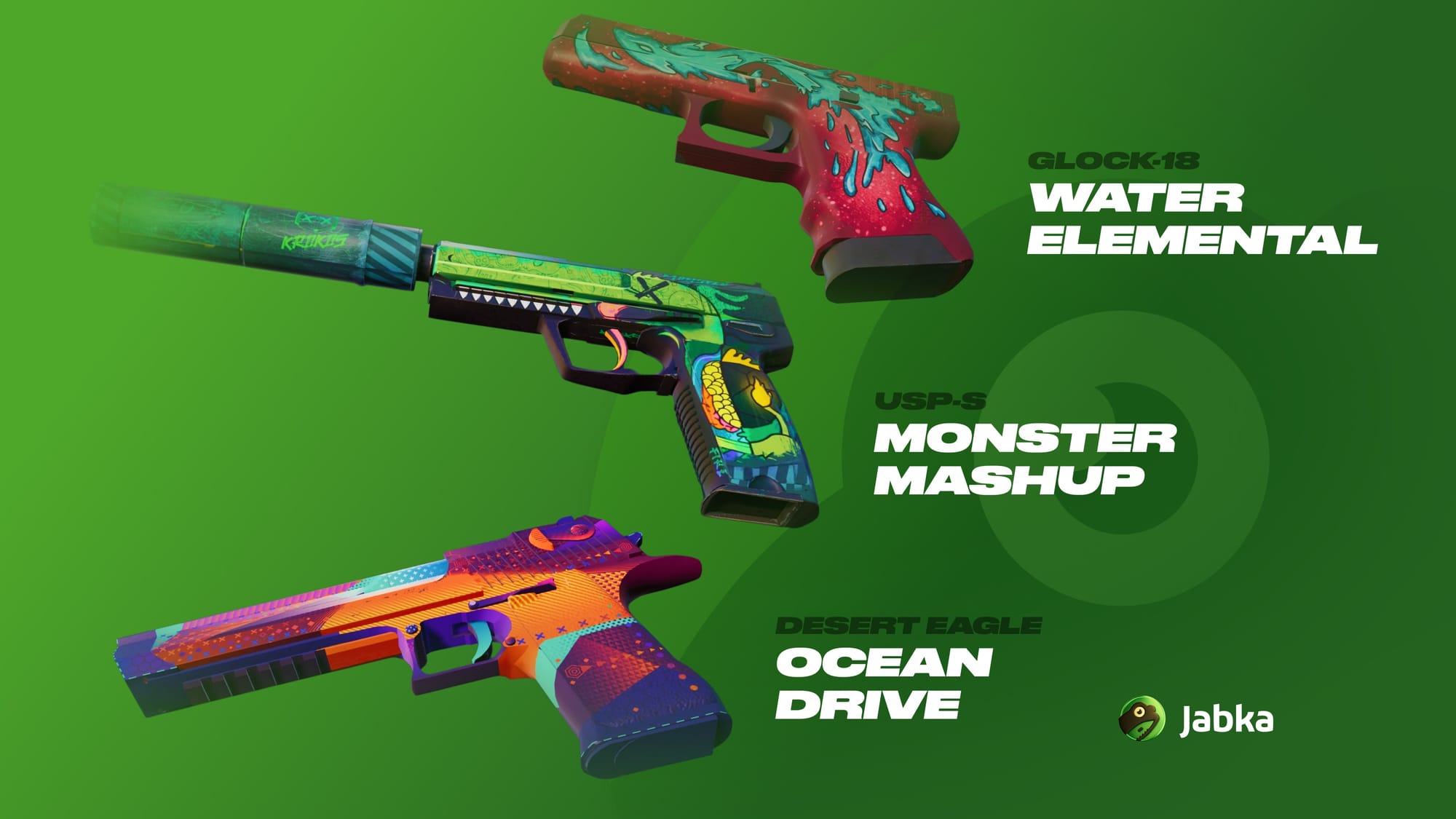 Летние скины на пистолеты – яркое начало раунда