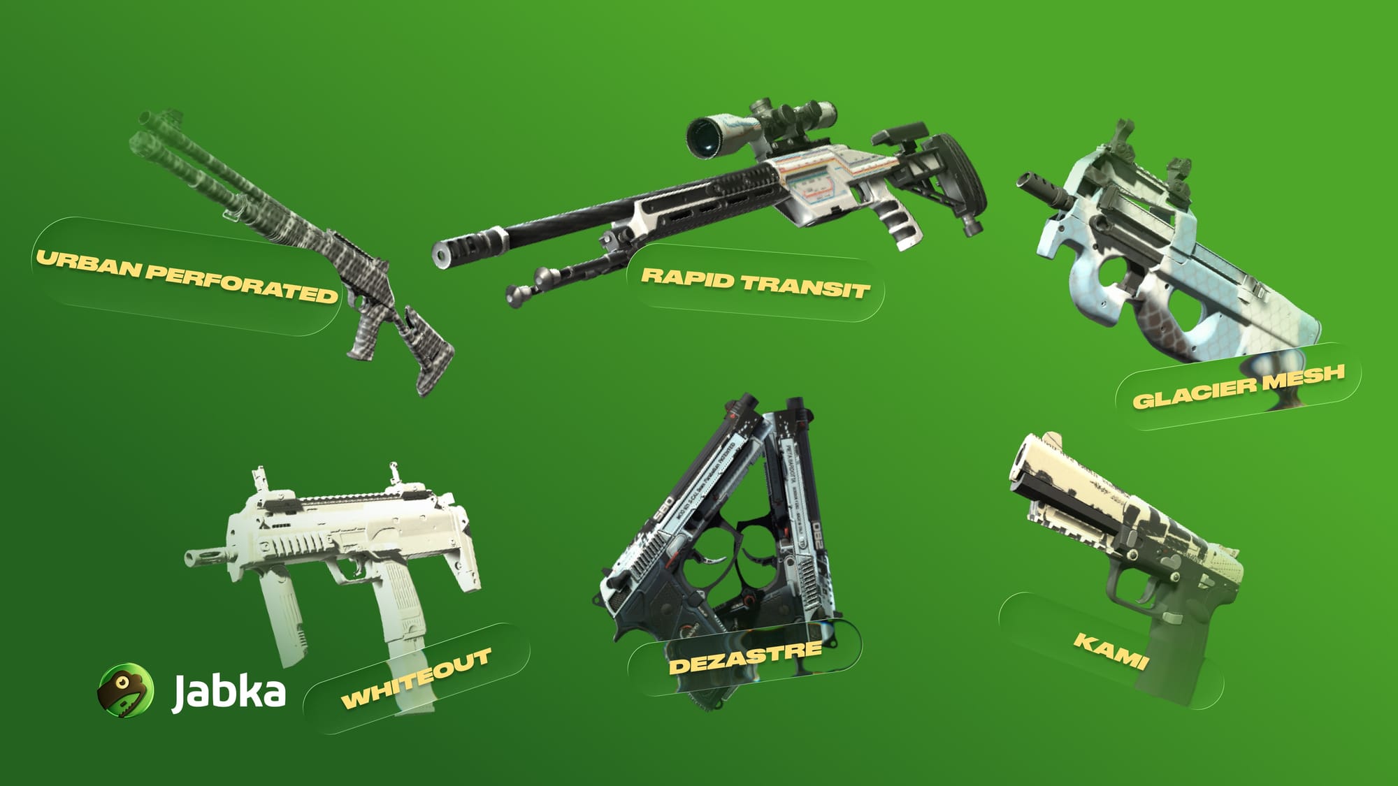 Скины белого цвета КС 2 на другое оружие