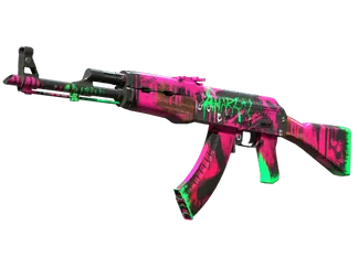 StatTrak™ AK-47 | Neon Revolution (Minimal Wear)