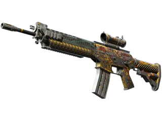 StatTrak™ SG 553 | Colony IV (Battle-Scarred)