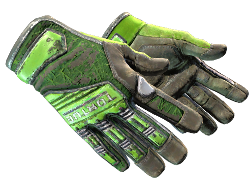 ★ Specialist Gloves | Emerald Web (Battle-Scarred)