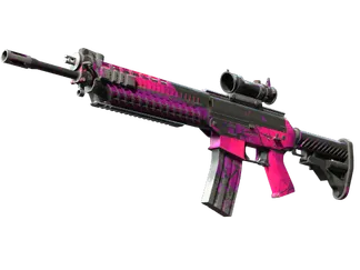 StatTrak™ SG 553 | Pulse (Well-Worn)