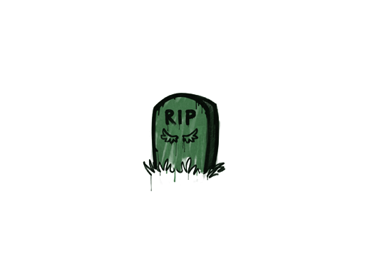 Sealed Graffiti | Tombstone (Jungle Green)