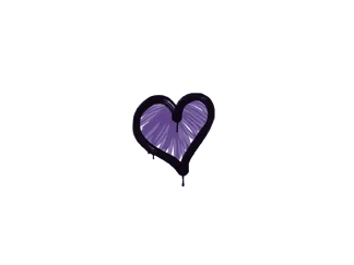 Sealed Graffiti | Heart (Monster Purple)
