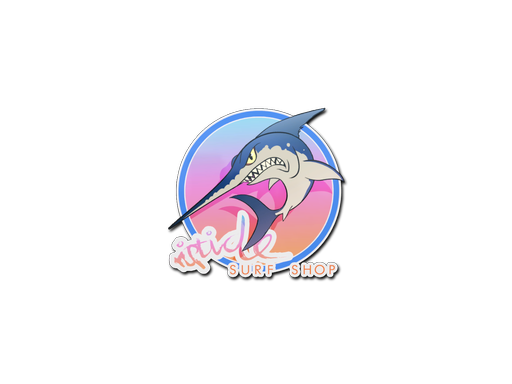 Sticker | Miami Stabbyfish