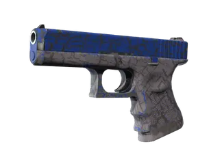 Glock-18 | Blue Fissure (Well-Worn)