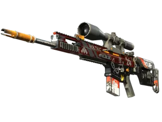 SCAR-20 | Bloodsport (Well-Worn)