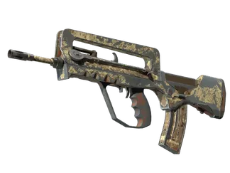FAMAS | CaliCamo (Battle-Scarred)