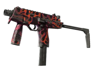 StatTrak™ MP9 | Ruby Poison Dart (Field-Tested)