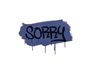 Sealed Graffiti | Sorry (SWAT Blue)