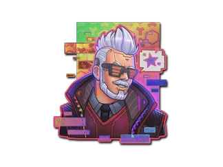 Sticker | Cyber Romanov (Holo)