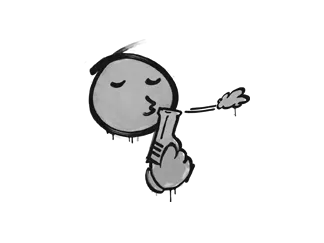 Sealed Graffiti | Quickdraw (Shark White)