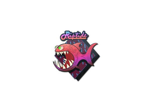 Sticker | Pink Jaggyfish