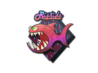 Sticker | Pink Jaggyfish