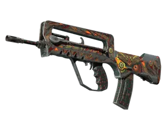FAMAS | Eye of Athena (Battle-Scarred)