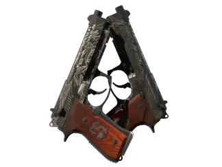Dual Berettas | Dualing Dragons (Battle-Scarred)