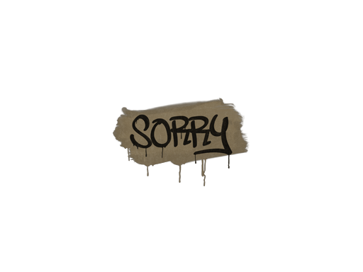 Sealed Graffiti | Sorry (Dust Brown)