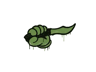 Sealed Graffiti | Backstab (Battle Green)