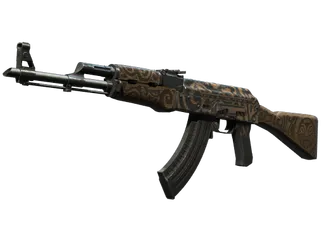 StatTrak™ AK-47 | Uncharted (Well-Worn)