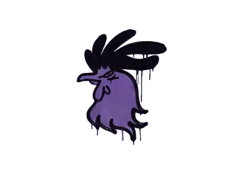 Sealed Graffiti | Cocky (Monster Purple)