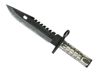 ★ M9 Bayonet | Black Laminate (Well-Worn)