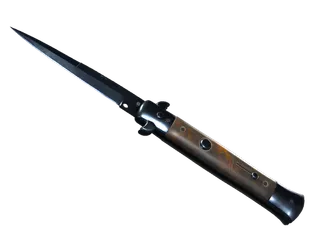 ★ StatTrak™ Stiletto Knife | Blue Steel (Well-Worn)