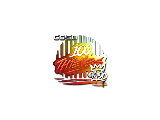 Sticker | 100 Thieves (Foil) | 2020 RMR