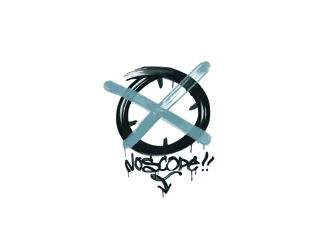 Sealed Graffiti | Noscope (Wire Blue)