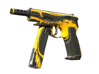CZ75-Auto | Yellow Jacket (Battle-Scarred)