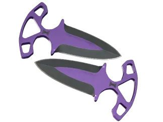 ★ StatTrak™ Shadow Daggers | Ultraviolet (Well-Worn)