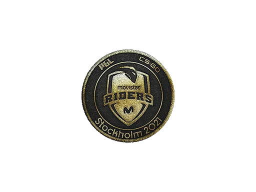 Patch | Movistar Riders (Gold) | Stockholm 2021