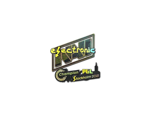 Sticker | electroNic (Holo) | Stockholm 2021