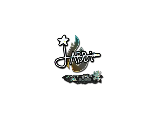 Sticker | jabbi (Glitter) | Antwerp 2022