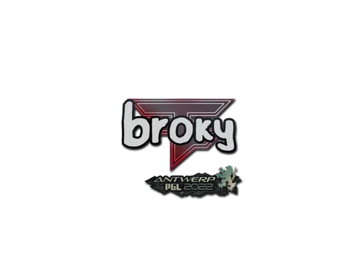 Sticker | broky | Antwerp 2022