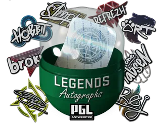 Antwerp 2022 Legends Autograph Capsule