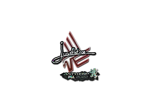 Sticker | juanflatroo (Glitter) | Antwerp 2022