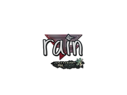 Sticker | rain | Antwerp 2022