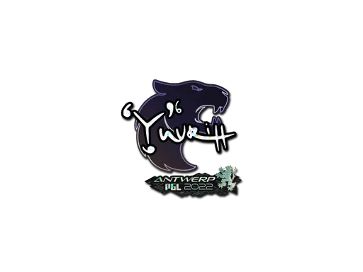 Sticker | yuurih (Glitter) | Antwerp 2022