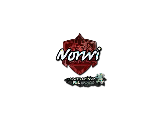 Sticker | Norwi (Glitter) | Antwerp 2022