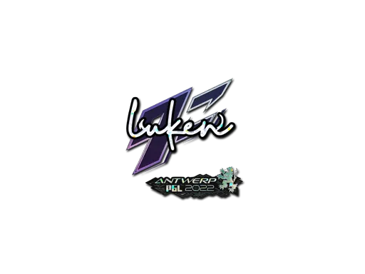 Sticker | luken (Glitter) | Antwerp 2022