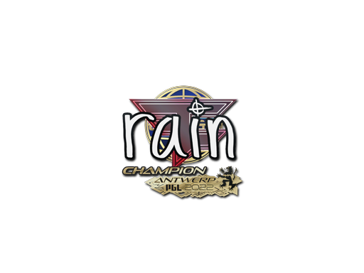 Sticker | rain (Champion) | Antwerp 2022