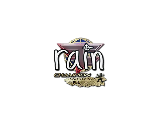 Sticker | rain (Champion) | Antwerp 2022