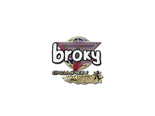 Sticker | broky (Champion) | Antwerp 2022
