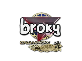 Sticker | broky (Champion) | Antwerp 2022