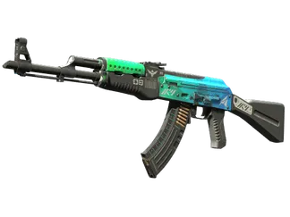 StatTrak™ AK-47 | Ice Coaled (Well-Worn)