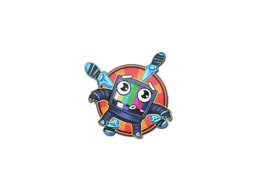 Sticker | TV On Mirage