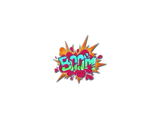 Sticker | Go Boom (Glitter)