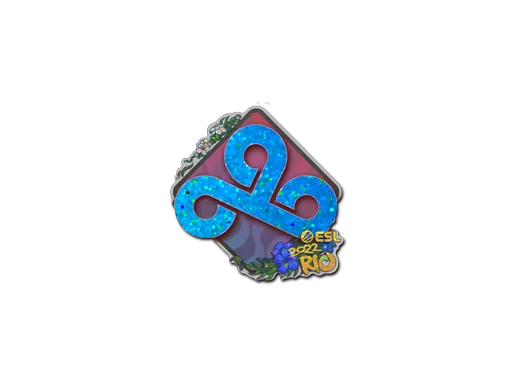 Sticker | Cloud9 (Glitter) | Rio 2022